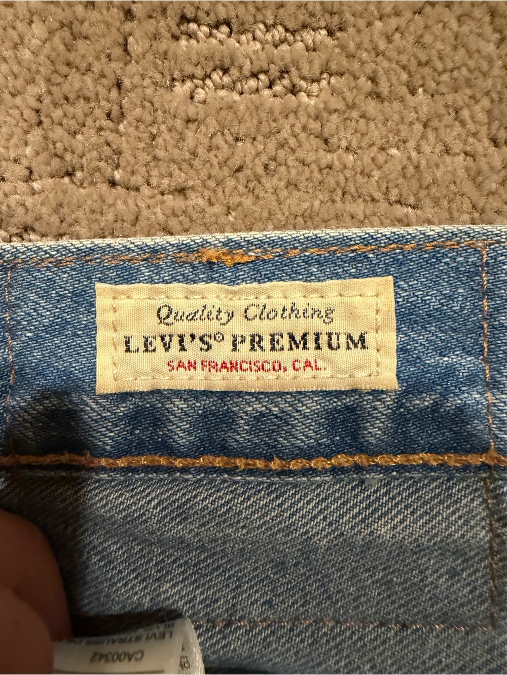 Levi & Strauss 501 XX Premium Button Fly Jeans 32x32 Blue Denim - Picture 4 of 7
